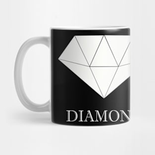 White diamond Mug